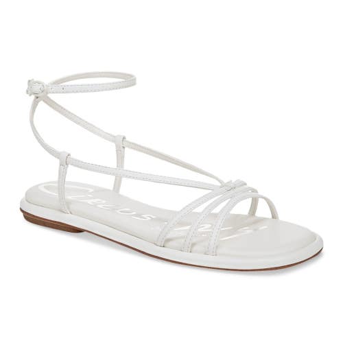 Circus NY by Sam Edelman Olana Sandals Women 7.5 M Bright White Strappy HTAT1852