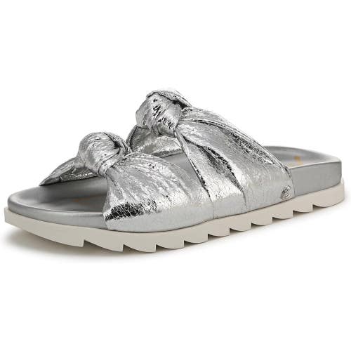 Circus NY by Sam Edelman Estelle Sandals Women's US 7.5 M Silver Slide HTAT1821