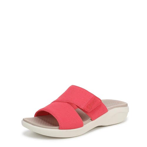 Bzees For LifeStride Carefree Sandals Womens US 8.5 C Coral Beach Slide HTAT1808