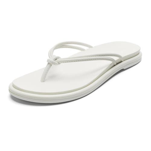 OluKai 'Aka 20509-4R4R Sandals Women's US 11 B White Toe Post Flip Flop HTAT1747