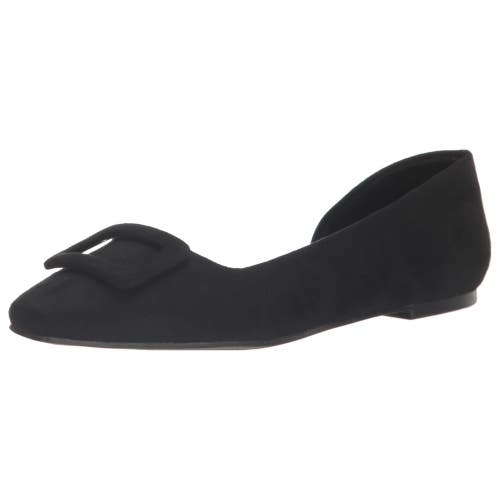 Chinese Laundry Raelynn Ballet Flat Women's 10 M Black Suede Square Toe HTAT1733