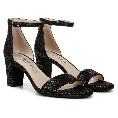 LifeStride Florence I9377S5002 Sandals Women's 7 C Gunmetal Ankle Strap HTAT1787