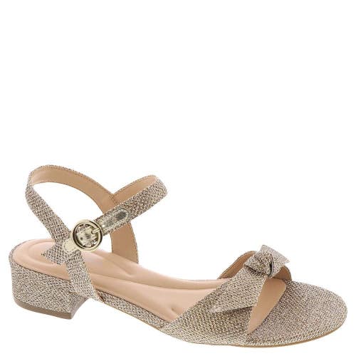 Easy Spirit Ginova Sandals Womens US 5 Gold Bow Detail Adjustable Strap HTAT1740