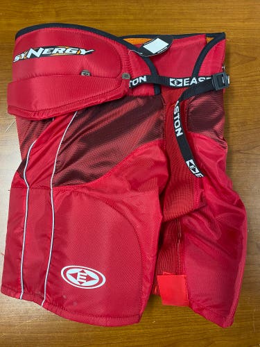 Red Junior Medium Easton Synergy 300 Hockey Pants (New)
