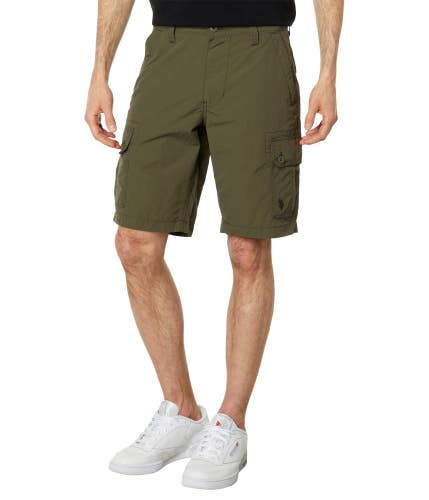 U.S. Polo Assn. Cargo Shorts Men 29 Olive Green Mid Rise Utility Pockets FROG724