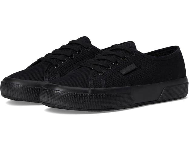 Superga 2750 Cotu Classic Sneakers Men's 5.5 Black Lace Up Casual Shoes ZOGG3684