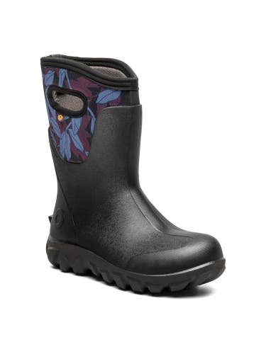 Bogs Womens Classic Seamless Mid Boots Women's US 7 M Black Waterproof ZOGG3664