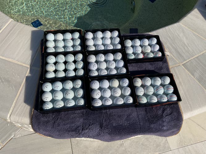 Callaway Chrome Tour Balls 96 Pack (8 Dozen) (Used)