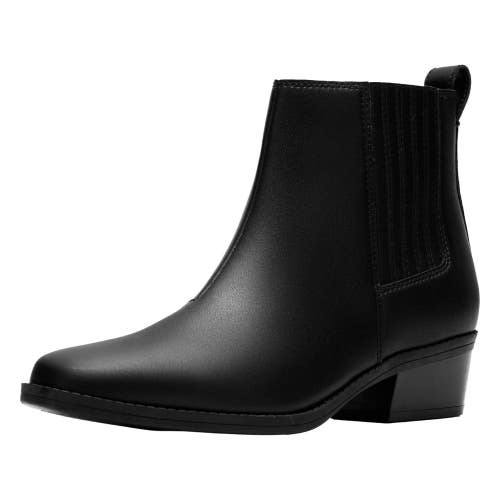 Clarks Danyelle Skip 26184230 Boots Women's 10 B Black Leather Bootie ZOGG3703