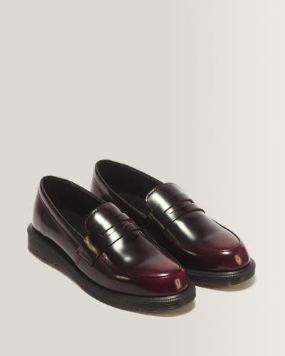 Dr. Martens Temara 41360600 Loafers Women's 6 M Cherry Red Leathe Shoes ZOGG3693