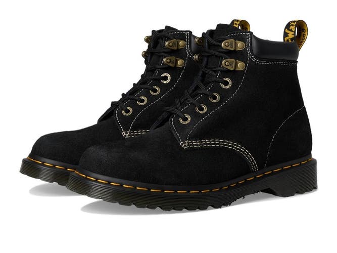 Dr. Martens 939 41380001 Boots Women's US 7 M Black Suede Ankle Combat ZOGG3737