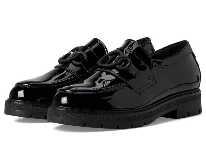 Naot Fremont 176001-QXZ Loafers Women's 9 M Black Patent Leather Shoes ZOGG3788