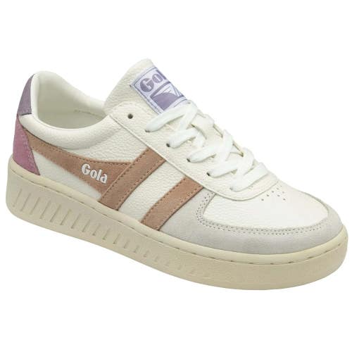 Gola Grandslam Trident CLA415WS Sneaker Womens 7 B White Trainers Shoes ZOGG3698
