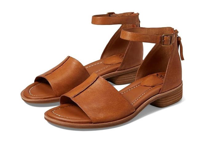 Sofft Faxyn SF0096000 Sandal Women's US 8.5 B Brown Leather Ankle Strap ZOGG3757