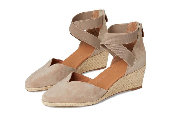 Gentle Souls by Kenneth Cole Orya Sandals Women's 9 M Beige Espadrille ZOGG3794