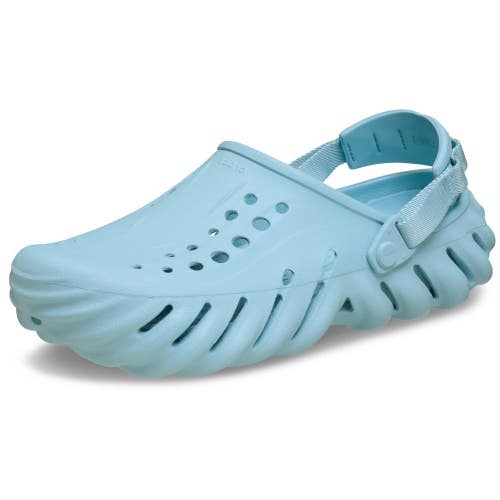 Crocs Echo 207937-426 Clogs Men's US 9 Sky Blue Heel Strap Comfort Shoes JAX2139