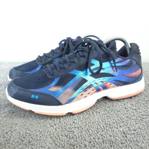 Ryka Devotion Plus 3 Walking Shoes Womens Size 10 Blue Pink Sneakers Low Top