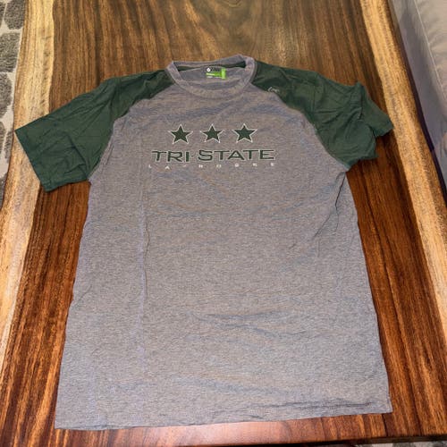 Tri state lacrosse shooting shirt Gray Large Men's Shirt (Used)