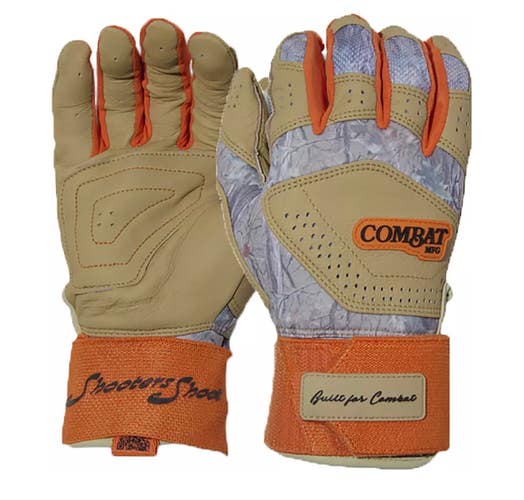 New COMBAT OUTDOOR SHOOTER ADULT BATTING GLOVES 11834-RAWC00720213