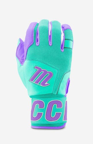 New BLACKSMITH YOUTH MINT/PURPLE BATTING GLOVES 11834-MRCMBG2BKSMY