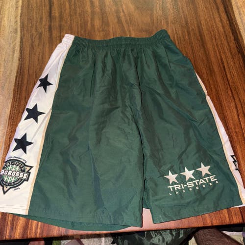 Tri state lacrosse shooting shorts Green Large Men's Shorts (Used)