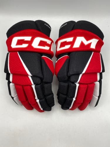 NEW CCM Tacks XF 80 Gloves, Black/Red/White, 15"