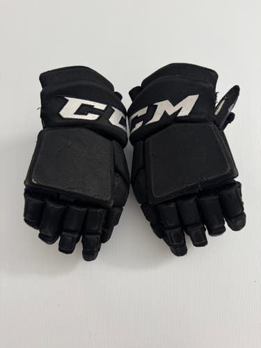 Used 14" CCM HGTKPP Pro Stock Hockey Gloves - Black