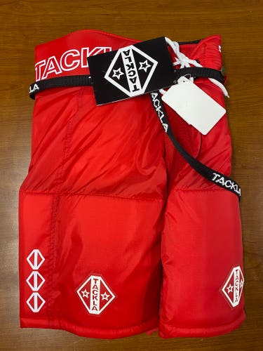 Red Junior XL Tackla 700 Hockey Pants (New)