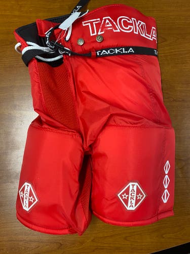 Red Junior XL Tackla 700 Hockey Pants (New)