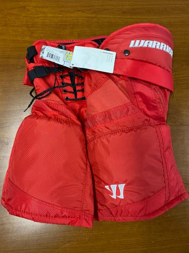 Red Junior Medium Warrior Bonafide Hockey Pants (New)