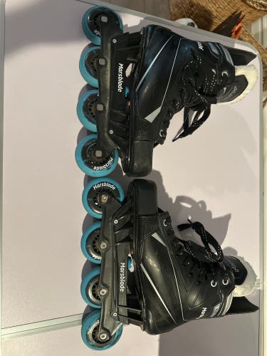 Marsblade O1 Inline Skates Regular Width Size 8.5 (Used) - like new plus two extra wheels/tools