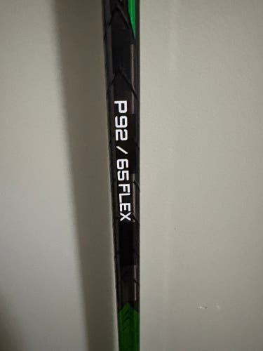 Senior Bauer Pulse Left Hand Hockey Stick P92 65 Flex Pro Stock (Used)
