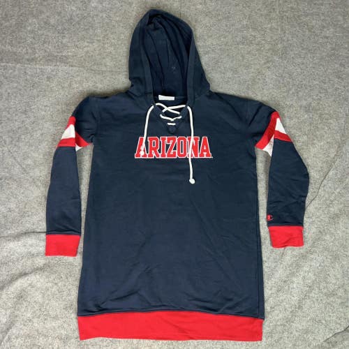 Arizona Wildcats Hoodie Mens Medium NCAA Hockey Lace Up Champion College Sport