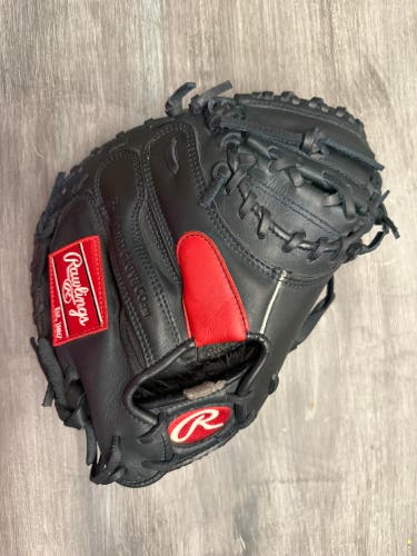 Rawlings Gold Glove Elite RH Catcher's Baseball Glove 32.5" (Used) please look at pictures