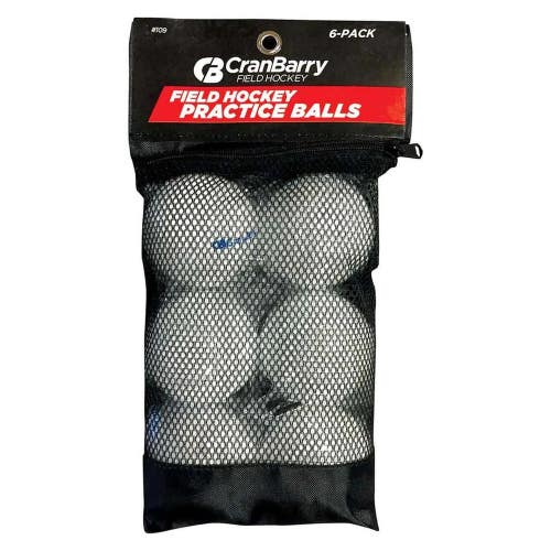 CRANBARRY Field Hockey Practice Ball White - 6 Pack