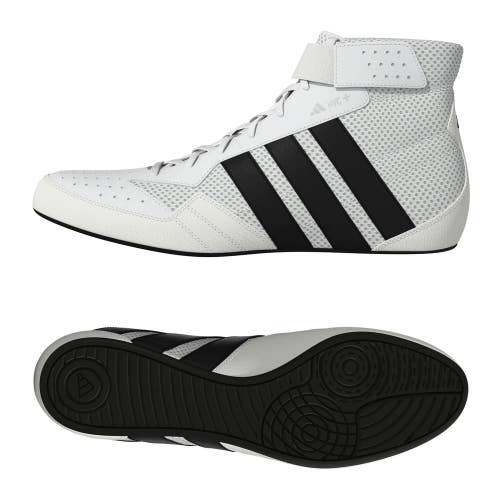 Adidas HVC Plus White/Black Wrestling Shoes NEW