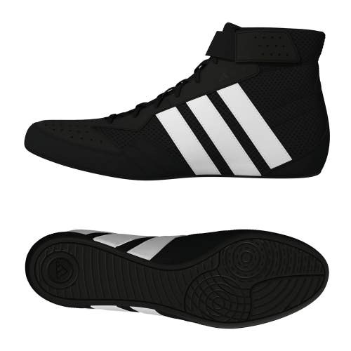Adidas HVC Plus Black/White Wrestling Shoes NEW