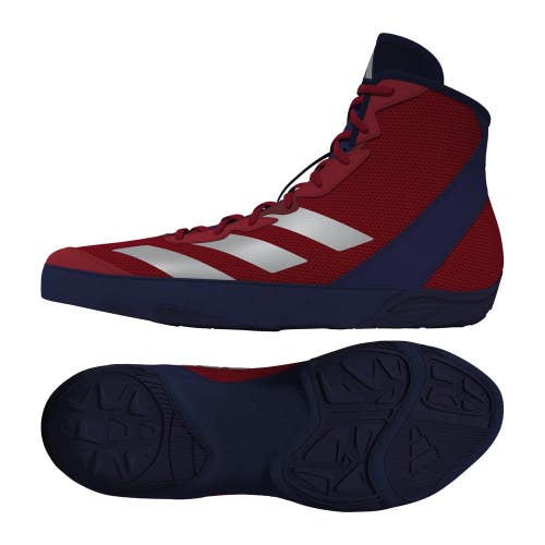 Adidas Adizero Red/Silver/Navy Wrestling Shoes NEW