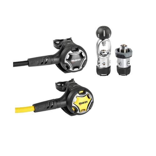 Mares Set Dual - Basic Scuba Regulator, DIN and INT
