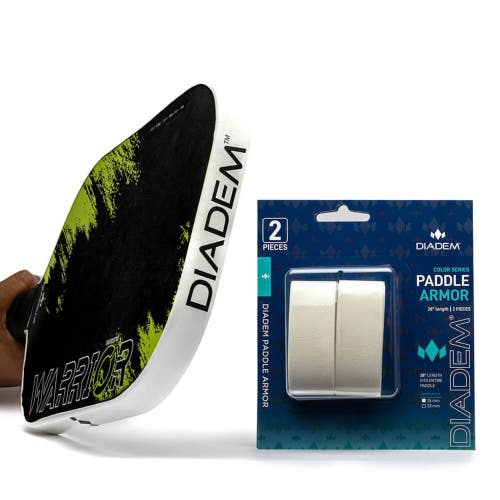 Diadem Paddle Armor 2pc - White / 20mm