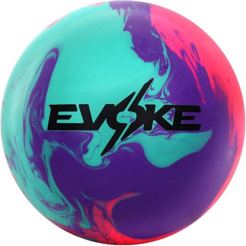 Motiv Evoke Mayhem Solid Reactive Bowling Ball Teal Purple Pink