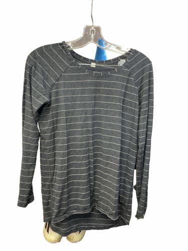 Lululemon Longsleeve Size 6 Grey Striped