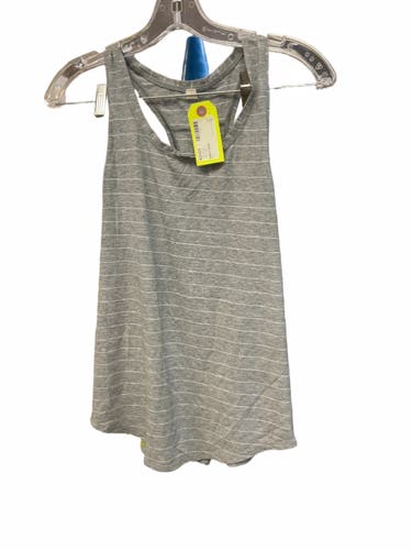 Lululemon Racerback Tank Top Size 6 Grey Striped