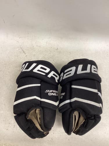 Used Bauer SUPREME ONE.2 Youth Gloves Black 10" 11851-S000051747