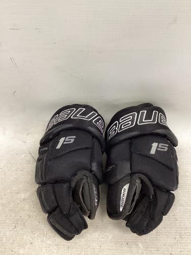 Used Bauer SUPREME 1S Youth Gloves Black 9" 11851-S000051745