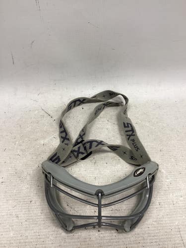 Used STX 4 SIGHT PLUS Lacrosse Facial Protect Grey Youth 11851-S000051812