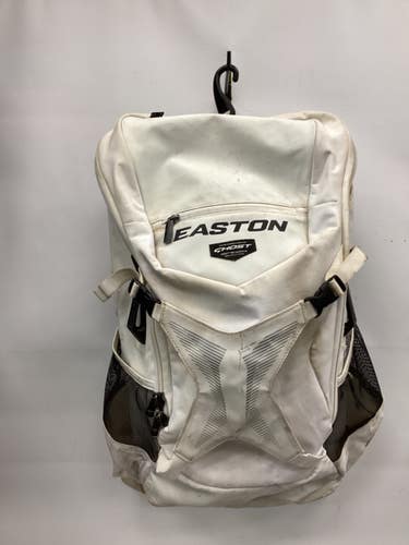 Used Easton GHOST NX FASTPITCH BB/SB Player Backpack White 11851-S000051809