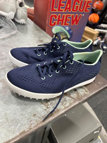 Used Puma Womens Golf Shoes Navy Blue Senior 6.5 11337-S000496584