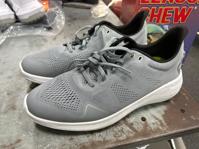 Used Foot Joy Mens Golf Shoes Grey Senior 8 11337-S000496575