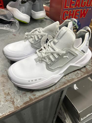 Used Puma Mens Golf Shoes White Senior 9 11337-S000496574